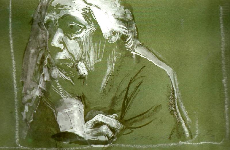 sjalvportratt, kathe kollwitz